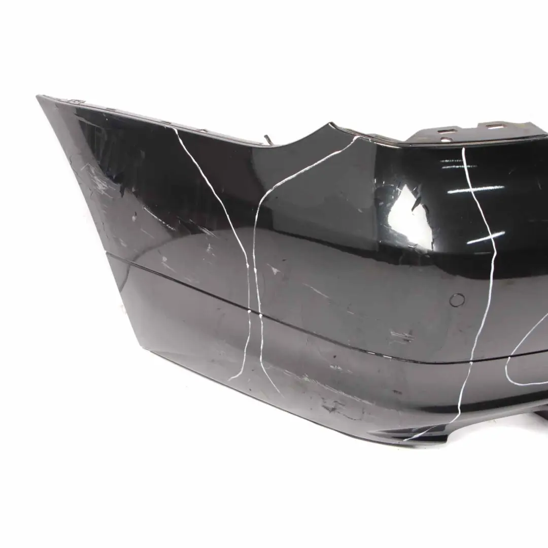 BMW 3 E90 LCi Lift Rear Bumper Trim Panel PDC Black Sapphire Metallic - 475 - SKU 0036875-BS - Part number 0036875