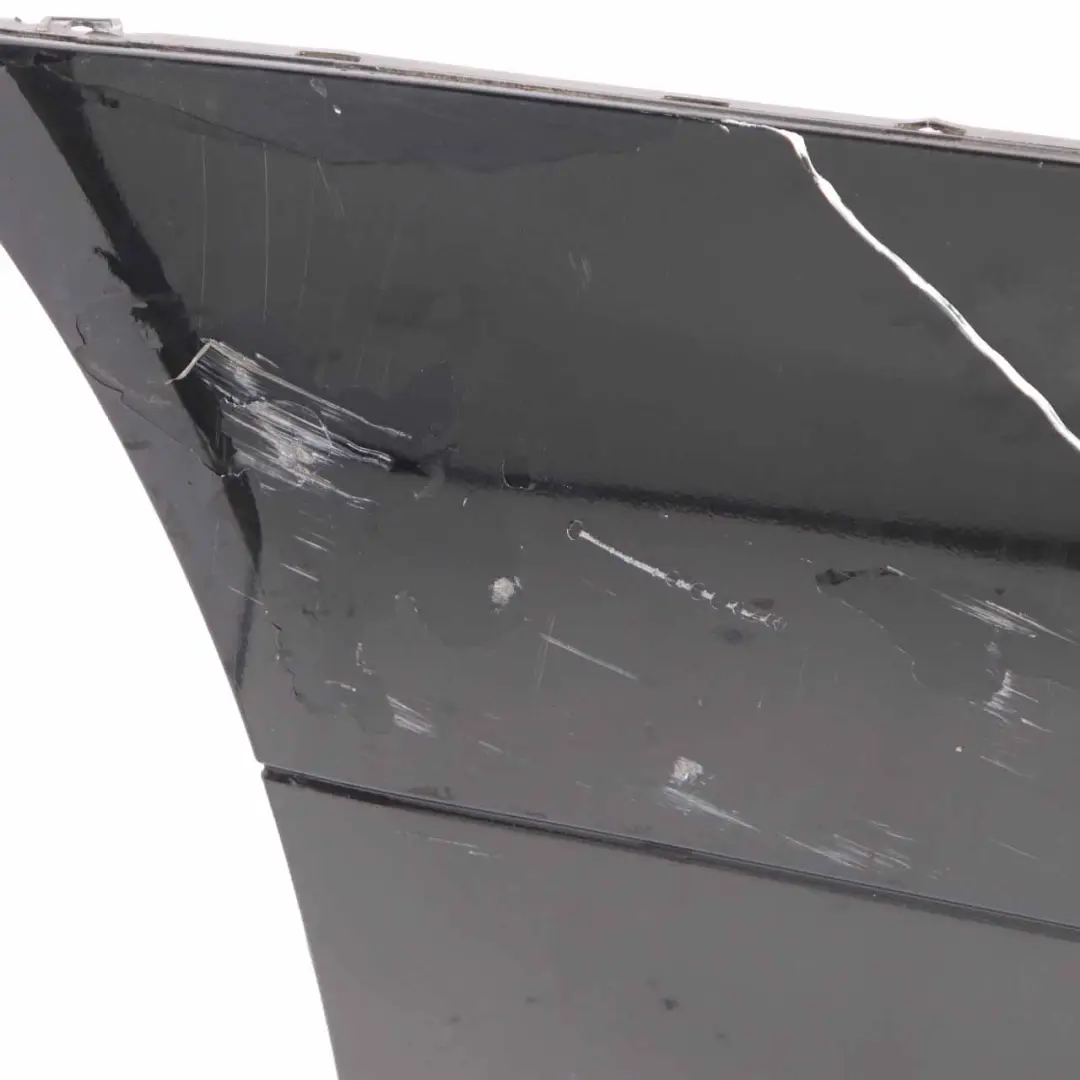 BMW 3 E90 LCi Lift Rear Bumper Trim Panel PDC Black Sapphire Metallic - 475 - SKU 0036875-BS - Part number 0036875