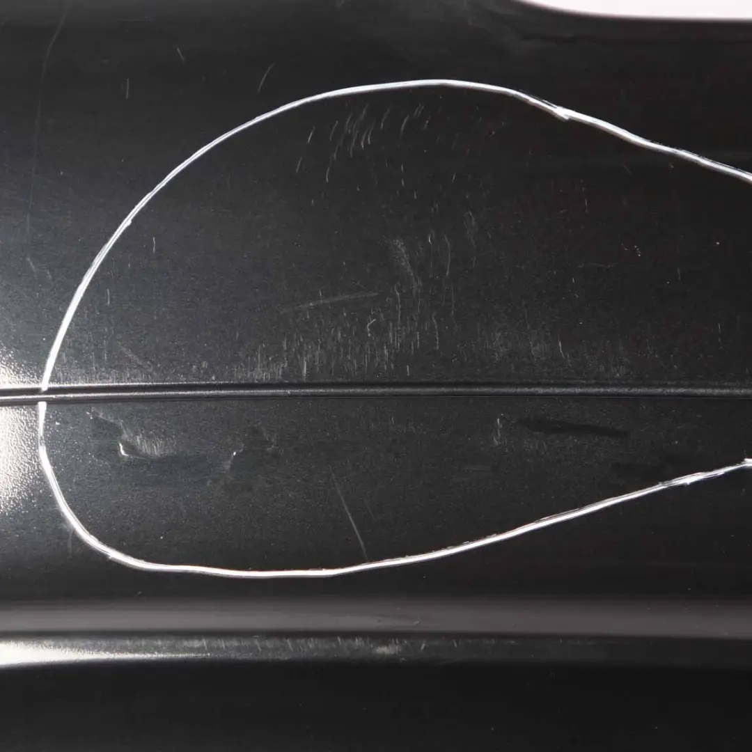 BMW 3 E90 LCi Lift Rear Bumper Trim Panel PDC Black Sapphire Metallic - 475 - SKU 0036875-BS - Part number 0036875