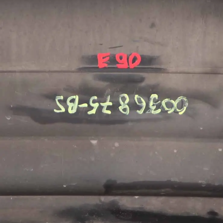 BMW 3 E90 LCi Lift Rear Bumper Trim Panel PDC Black Sapphire Metallic - 475 - SKU 0036875-BS - Part number 0036875