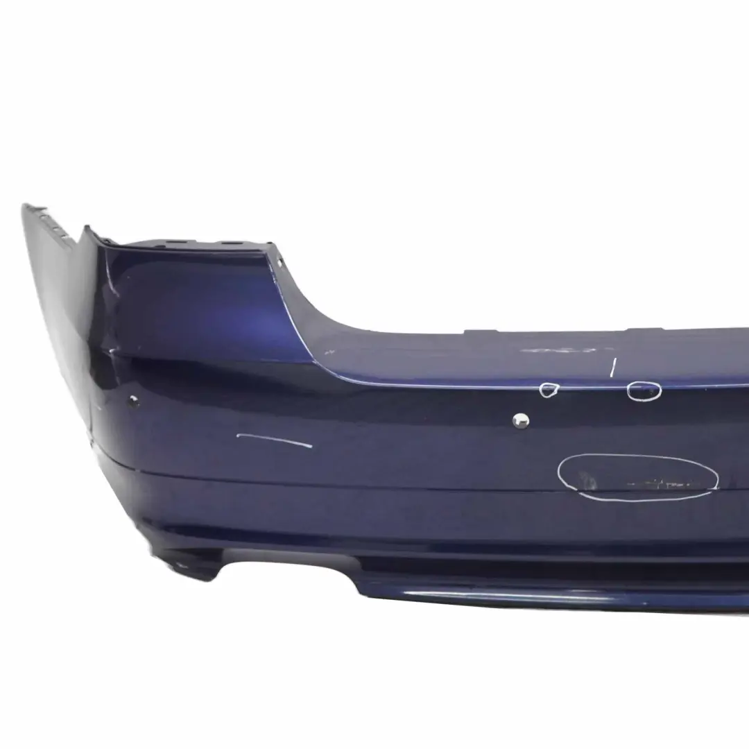 Lift Rear Bumper Trim Panel PDC Tiefseeblau Deep Sea Blue - 875 to BMW E90 LCI with Part number 0036875 BMW E90 LCI Lift Rear Bumper Trim Panel PDC Tiefseeblau Deep Sea Blue - 875 - SKU 0036875-DSB - Part number 0036875