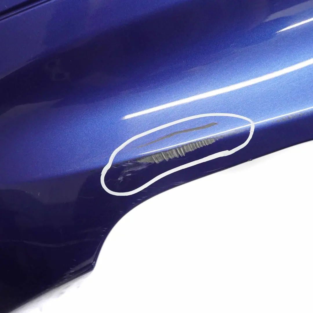 Bumper Rear BMW E90 LCI Lift Trim Panel PDC Le Mans Blue Metallic - 381 to with Part number 0036875 Bumper Rear BMW E90 LCI Lift Trim Panel PDC Le Mans Blue Metallic - 381 - SKU 0036875-LMB - Part number 0036875