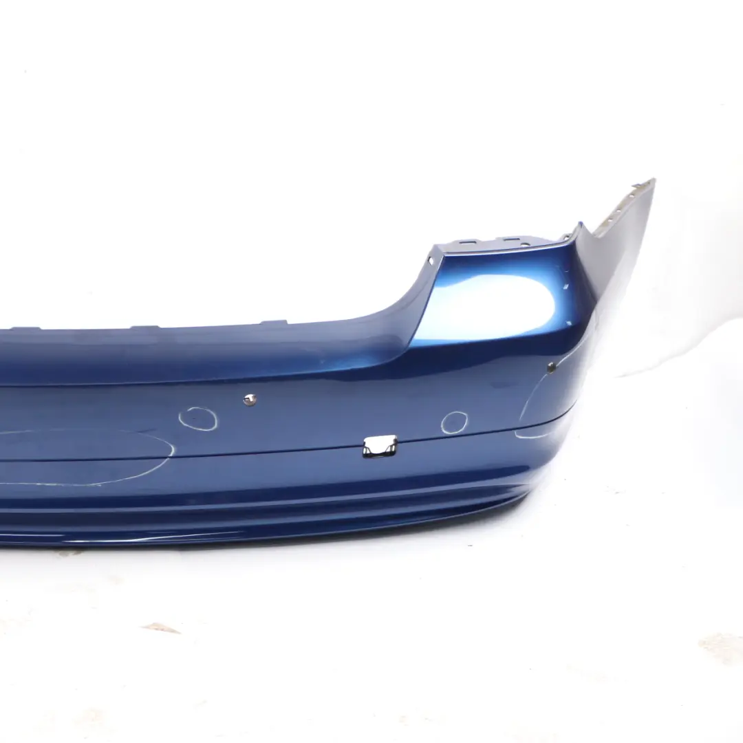 BMW E90 LCI Rear Bumper Trim Panel PDC Montegoblau Montego Blue Metallic - A51 - SKU 0036875-MTB - Part number 0036875