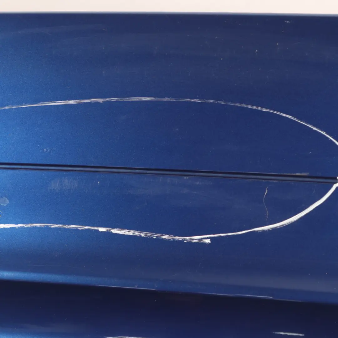 BMW E90 LCI Rear Bumper Trim Panel PDC Montegoblau Montego Blue Metallic - A51 - SKU 0036875-MTB - Part number 0036875