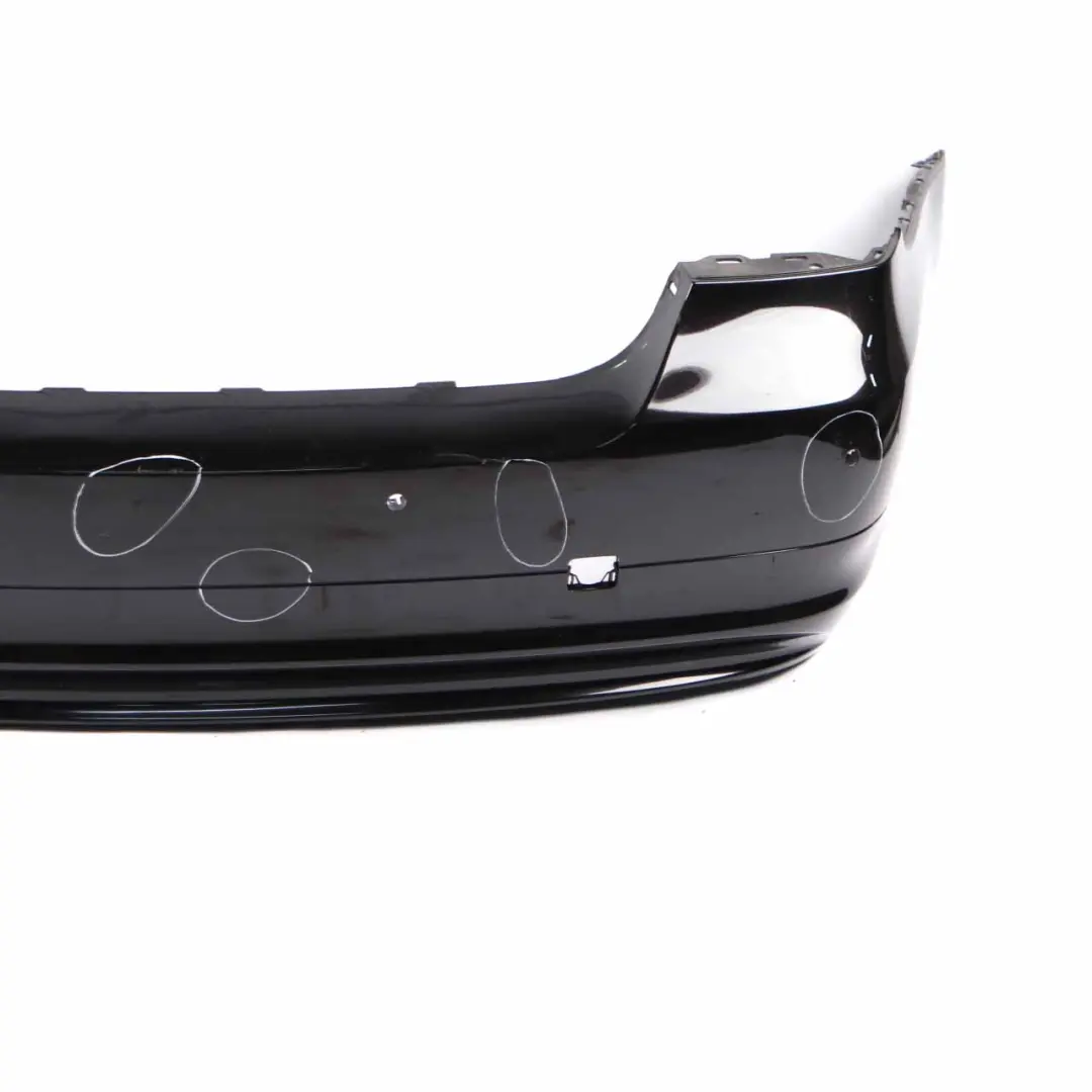 Bumper Trim Panel PDC Ruby Black Metallic - S23 / X03 to BMW E90 LCI Rear with Part number 0036875 BMW E90 LCI Rear Bumper Trim Panel PDC Ruby Black Metallic - S23 / X03 - SKU 0036875-RUB - Part number 0036875