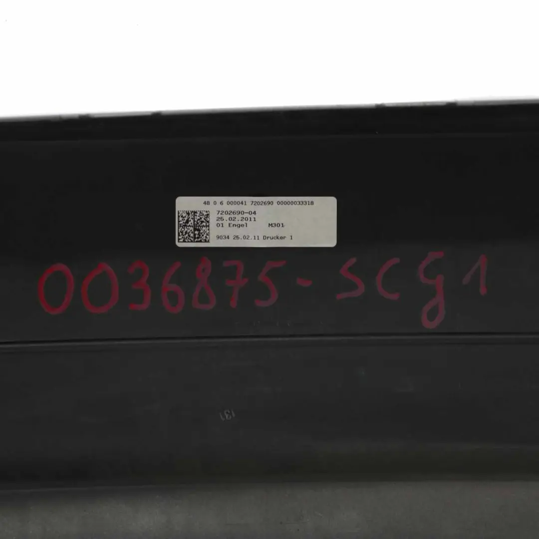 Bumper Rear BMW E90 LCI Lift Trim Panel PDC Spacegrau Space Grey - A52 to with Part number 0036875 Bumper Rear BMW E90 LCI Lift Trim Panel PDC Spacegrau Space Grey - A52 - SKU 0036875-SCG1 - Part number 0036875