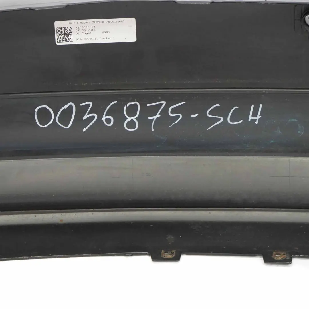 BMW E90 LCI Zderzak Tylny Tył Schwarz 2 - 668 - SKU 0036875-SCH - Numer Części 0036875