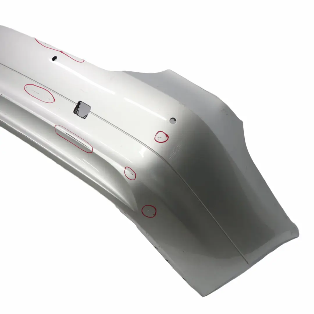 Bumper Rear BMW E90 LCI Lift Trim Panel PDC Titansilber Silver Metallic - 354 to with Part number 0036875 Bumper Rear BMW E90 LCI Lift Trim Panel PDC Titansilber Silver Metallic - 354 - SKU 0036875-TS1 - Part number 0036875