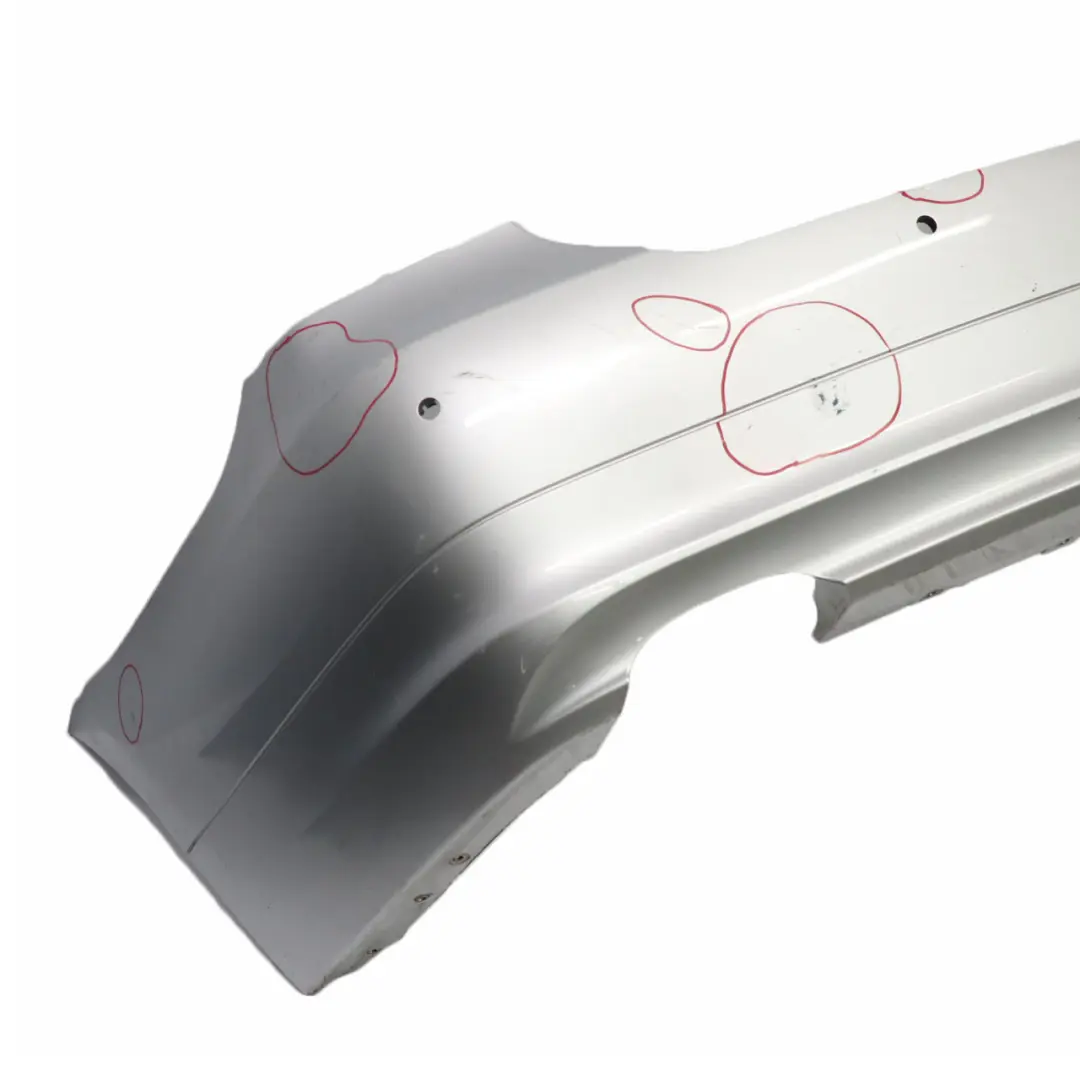 Bumper Rear BMW E90 LCI Lift Trim Panel PDC Titansilber Silver Metallic - 354 to with Part number 0036875 Bumper Rear BMW E90 LCI Lift Trim Panel PDC Titansilber Silver Metallic - 354 - SKU 0036875-TS1 - Part number 0036875