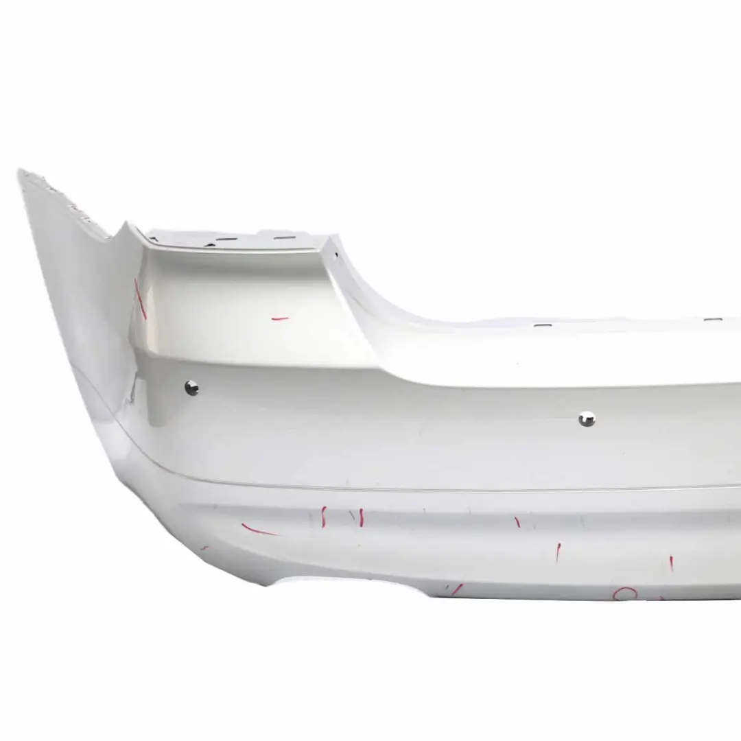 Bumper Rear BMW E90 LCI Lift Trim Panel PDC Titansilber Silver Metallic - 354 to with Part number 0036875 Bumper Rear BMW E90 LCI Lift Trim Panel PDC Titansilber Silver Metallic - 354 - SKU 0036875-TS4 - Part number 0036875