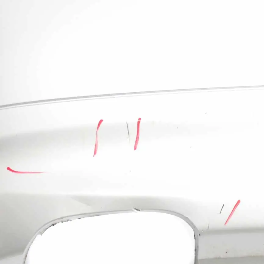 Bumper Rear BMW E90 LCI Lift Trim Panel PDC Titansilber Silver Metallic - 354 to with Part number 0036875 Bumper Rear BMW E90 LCI Lift Trim Panel PDC Titansilber Silver Metallic - 354 - SKU 0036875-TS4 - Part number 0036875