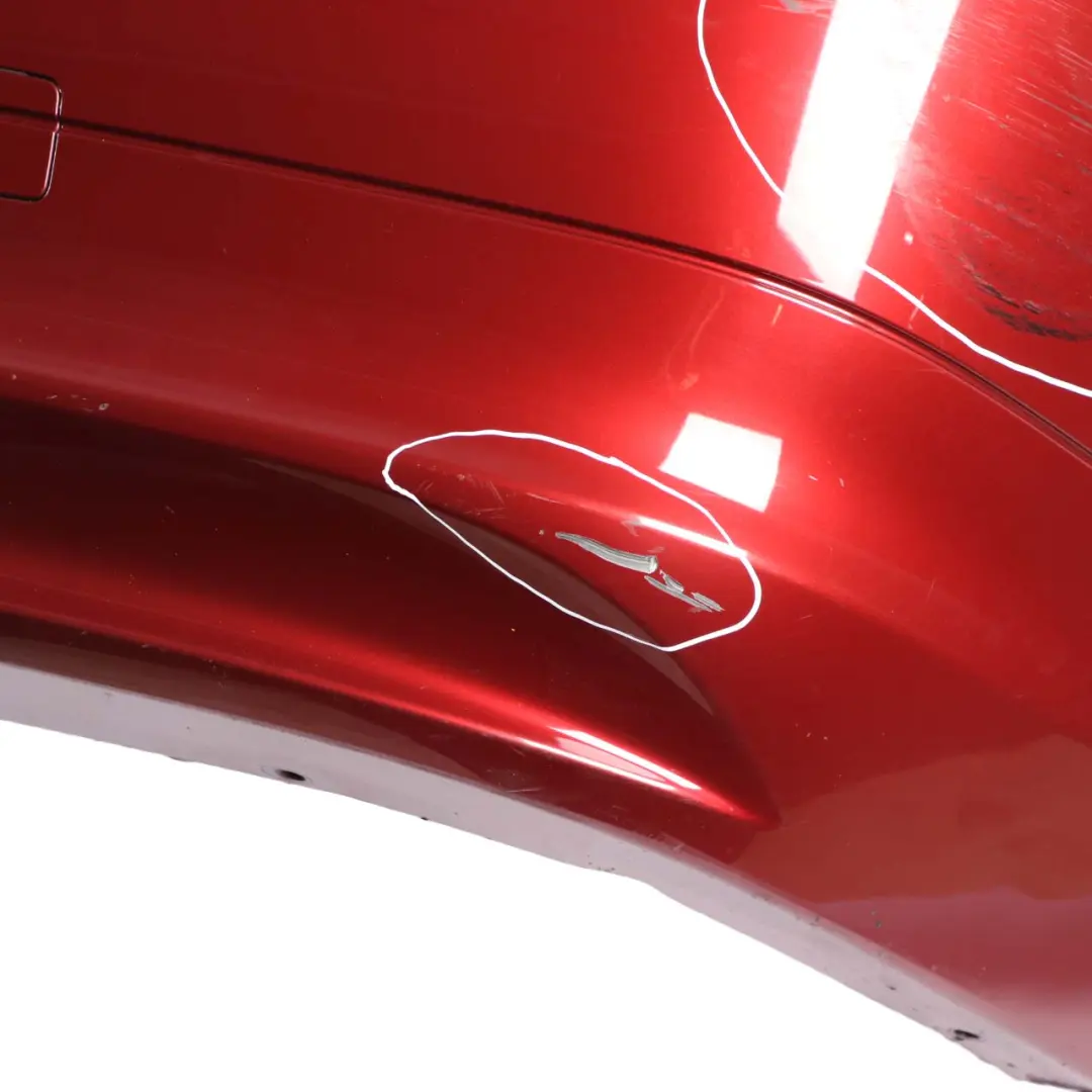 BMW E90 LCI Lift Rear Bumper Trim Panel PDC Vermilionrot Vermilion Red - A82 - SKU 0036875-VER - Part number 0036875