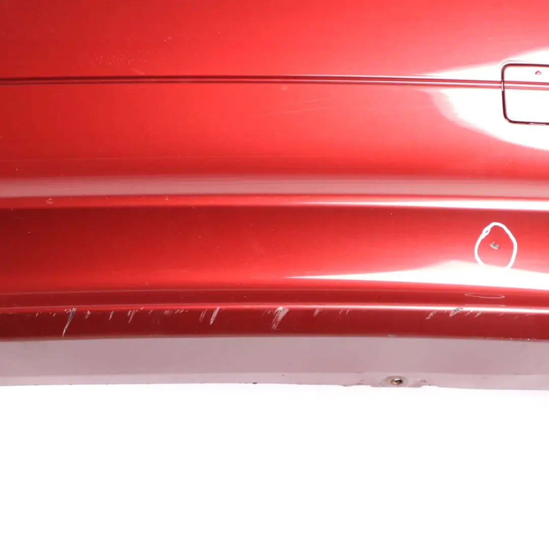 BMW 3 E90 LCI Lift Rear Bumper Trim Panel PDC Vermilionrot Vermilion Red - A82 - SKU 0036875-VER - Part number 0036875