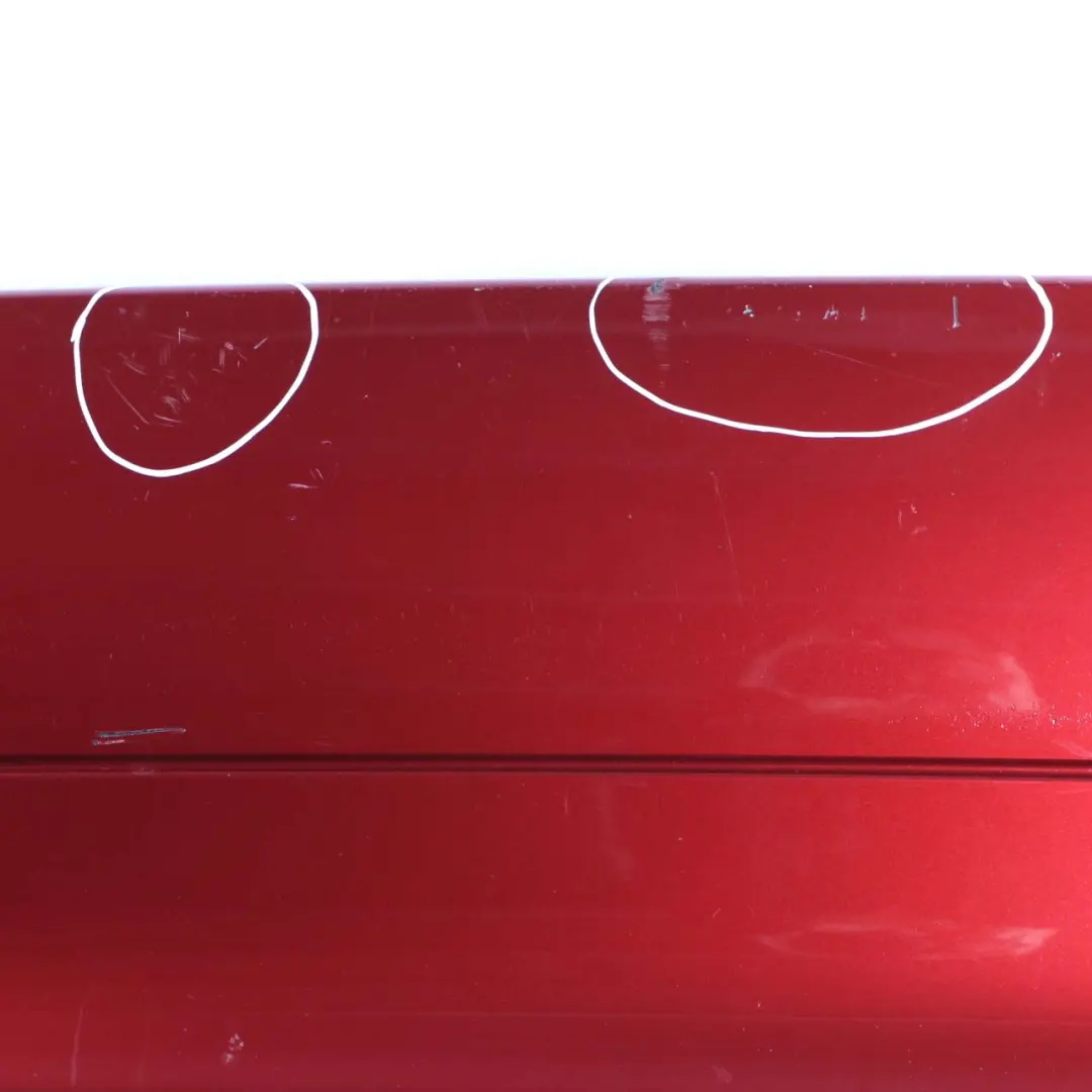 Lift Rear Bumper Trim Panel PDC Vermilionrot Vermilion Red - A82 to BMW E90 LCI with Part number 0036875 BMW E90 LCI Lift Rear Bumper Trim Panel PDC Vermilionrot Vermilion Red - A82 - SKU 0036875-VER - Part number 0036875