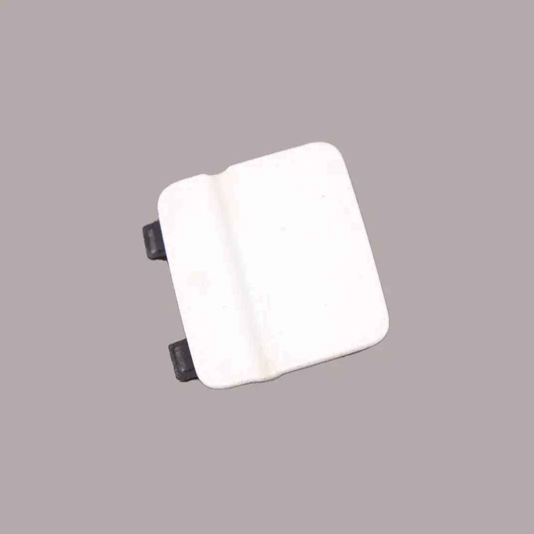 Bumper Flap BMW E90 LCI Cover Towing Eye Alpinweiss Alpine White 7202671 to Rear with Part number 0036878 Rear Bumper Flap BMW E90 LCI Cover Towing Eye Alpinweiss Alpine White 7202671 - SKU 0036878-AW - Part number 0036878