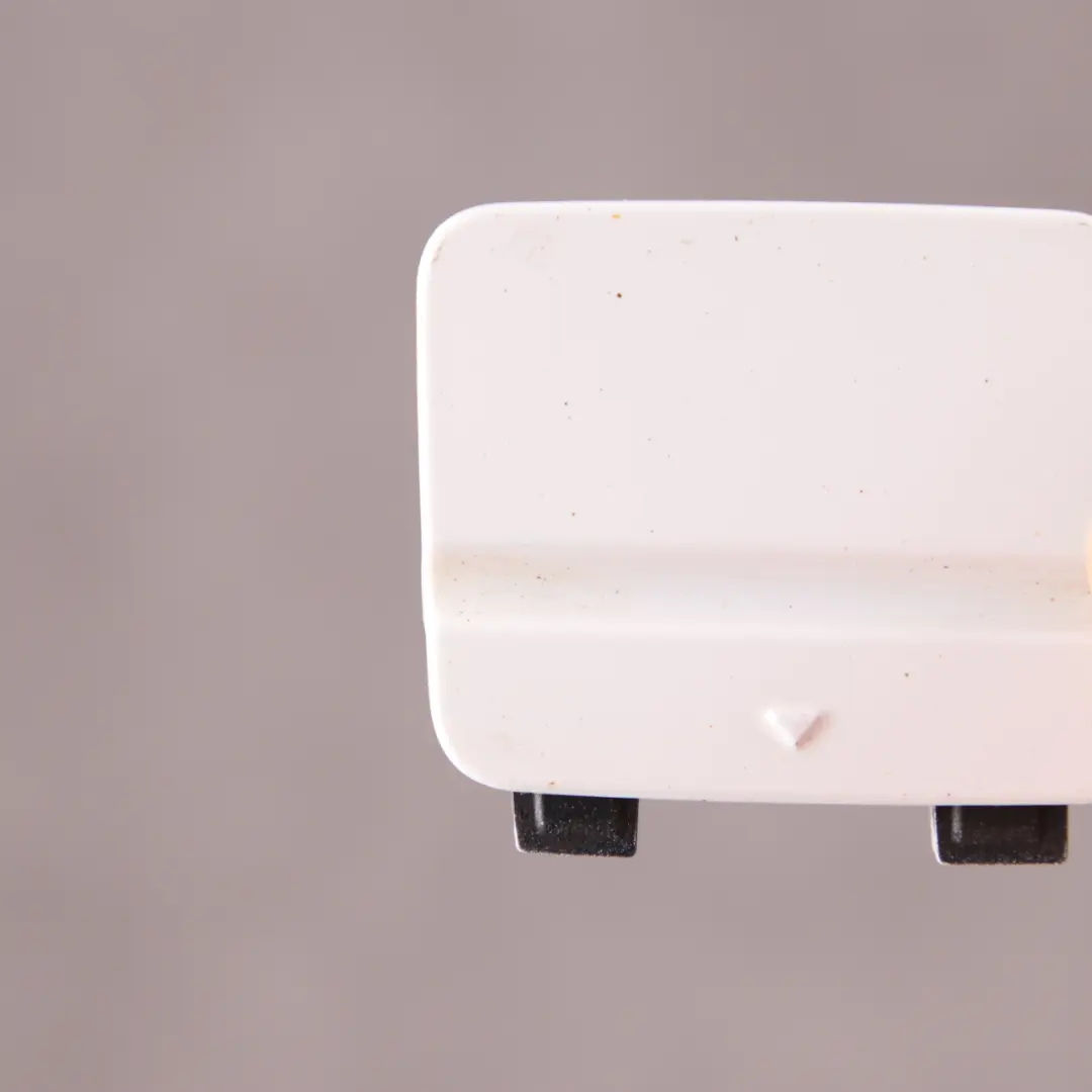 Bumper Flap BMW E90 LCI Cover Towing Eye Alpinweiss Alpine White 7202671 to Rear with Part number 0036878 Rear Bumper Flap BMW E90 LCI Cover Towing Eye Alpinweiss Alpine White 7202671 - SKU 0036878-AW - Part number 0036878