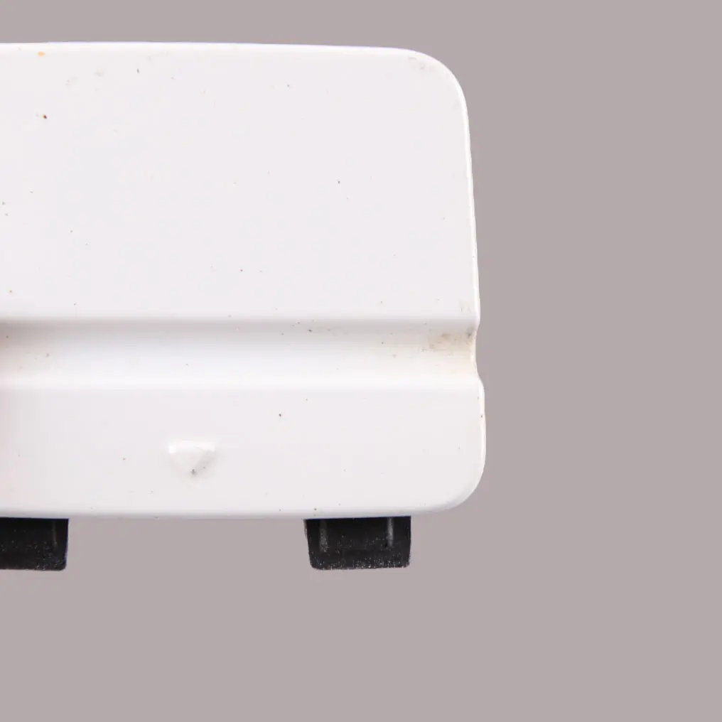 Bumper Flap BMW E90 LCI Cover Towing Eye Alpinweiss Alpine White 7202671 to Rear with Part number 0036878 Rear Bumper Flap BMW E90 LCI Cover Towing Eye Alpinweiss Alpine White 7202671 - SKU 0036878-AW - Part number 0036878