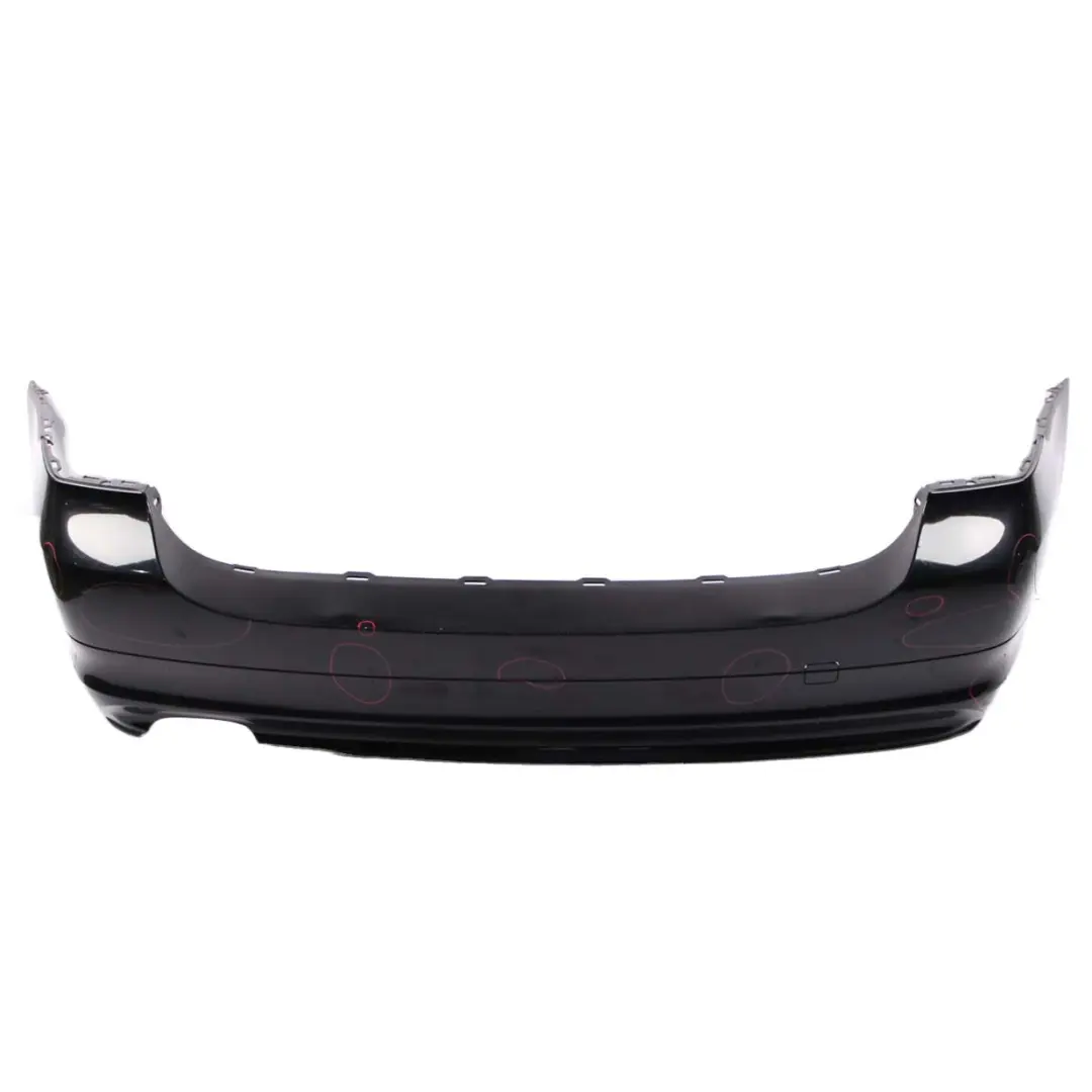BMW 3 E91 LCI Touring Rear Bumper Trim Panel Schwarz 2 Black - 668 - SKU 0036883-SCH - Part number 0036883
