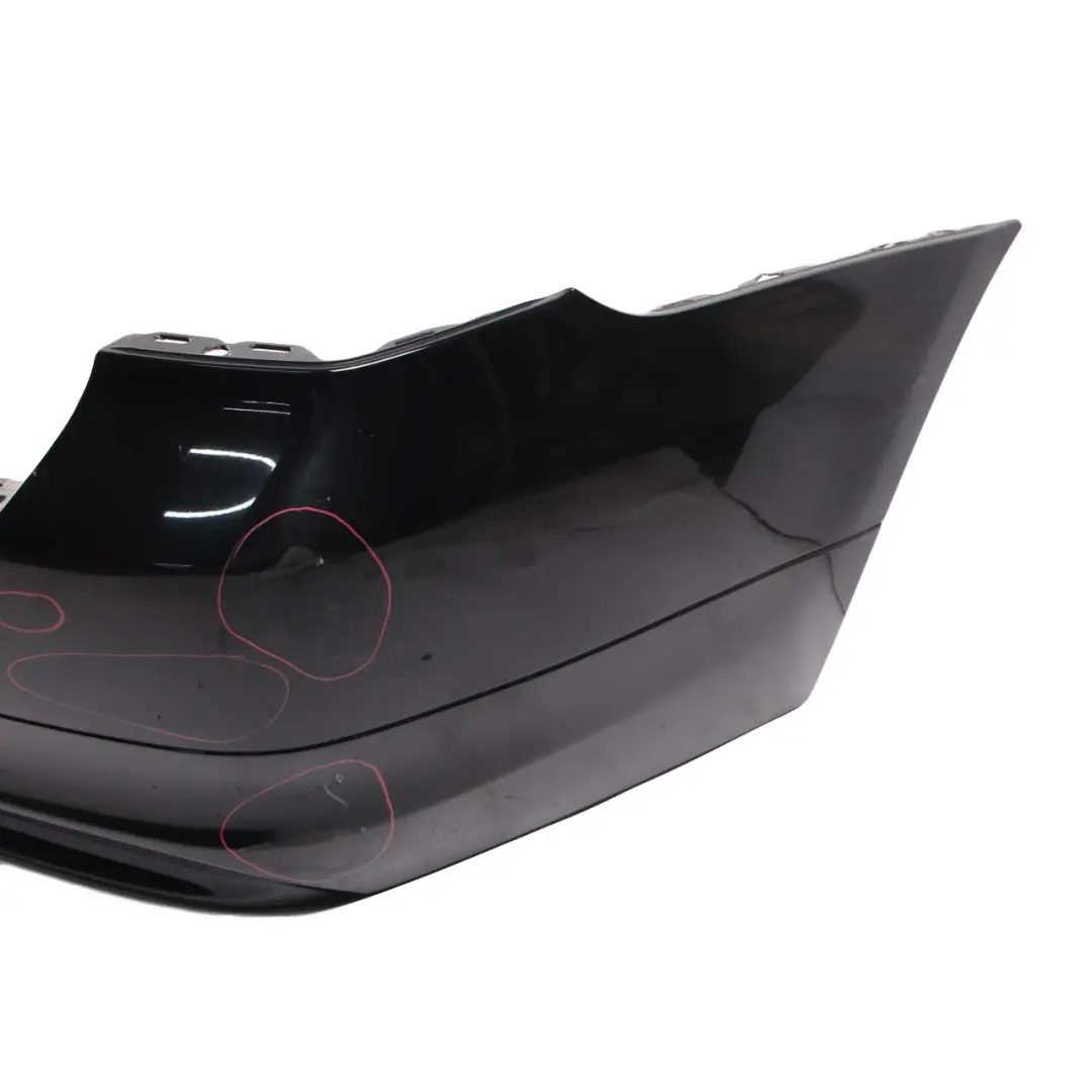 BMW 3 E91 LCI Touring Rear Bumper Trim Panel Schwarz 2 Black - 668 - SKU 0036883-SCH - Part number 0036883