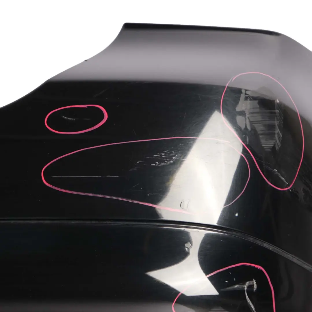 BMW 3 E91 LCI Touring Rear Bumper Trim Panel Schwarz 2 Black - 668 - SKU 0036883-SCH - Part number 0036883