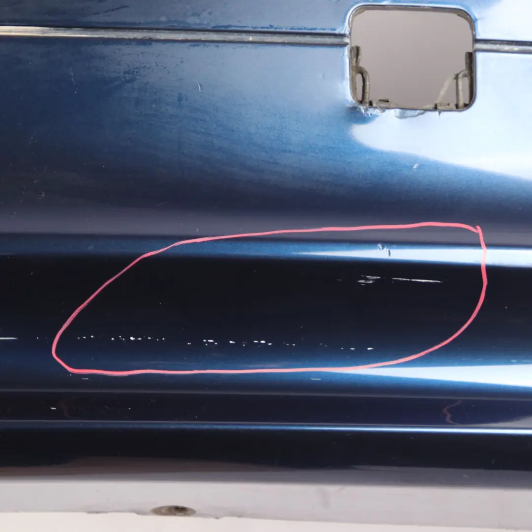 Bumper Rear Touring Trim Panel Tiefseeblau Deep Sea Blue - A76 to BMW E91 LCI with Part number 0036884 BMW E91 LCI Bumper Rear Touring Trim Panel Tiefseeblau Deep Sea Blue - A76 - SKU 0036884-DSB - Part number 0036884