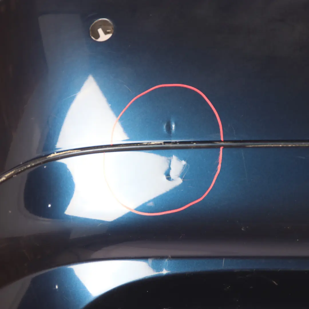 Bumper Rear Touring Trim Panel Tiefseeblau Deep Sea Blue - A76 to BMW E91 LCI with Part number 0036884 BMW E91 LCI Bumper Rear Touring Trim Panel Tiefseeblau Deep Sea Blue - A76 - SKU 0036884-DSB - Part number 0036884