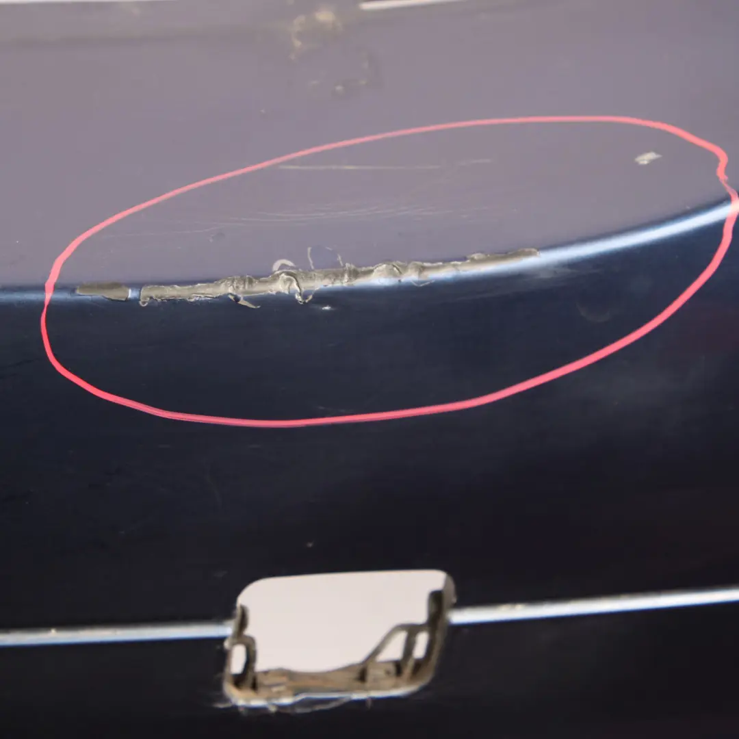 Bumper Rear Touring Trim Panel Tiefseeblau Deep Sea Blue - A76 to BMW E91 LCI with Part number 0036884 BMW E91 LCI Bumper Rear Touring Trim Panel Tiefseeblau Deep Sea Blue - A76 - SKU 0036884-DSB - Part number 0036884