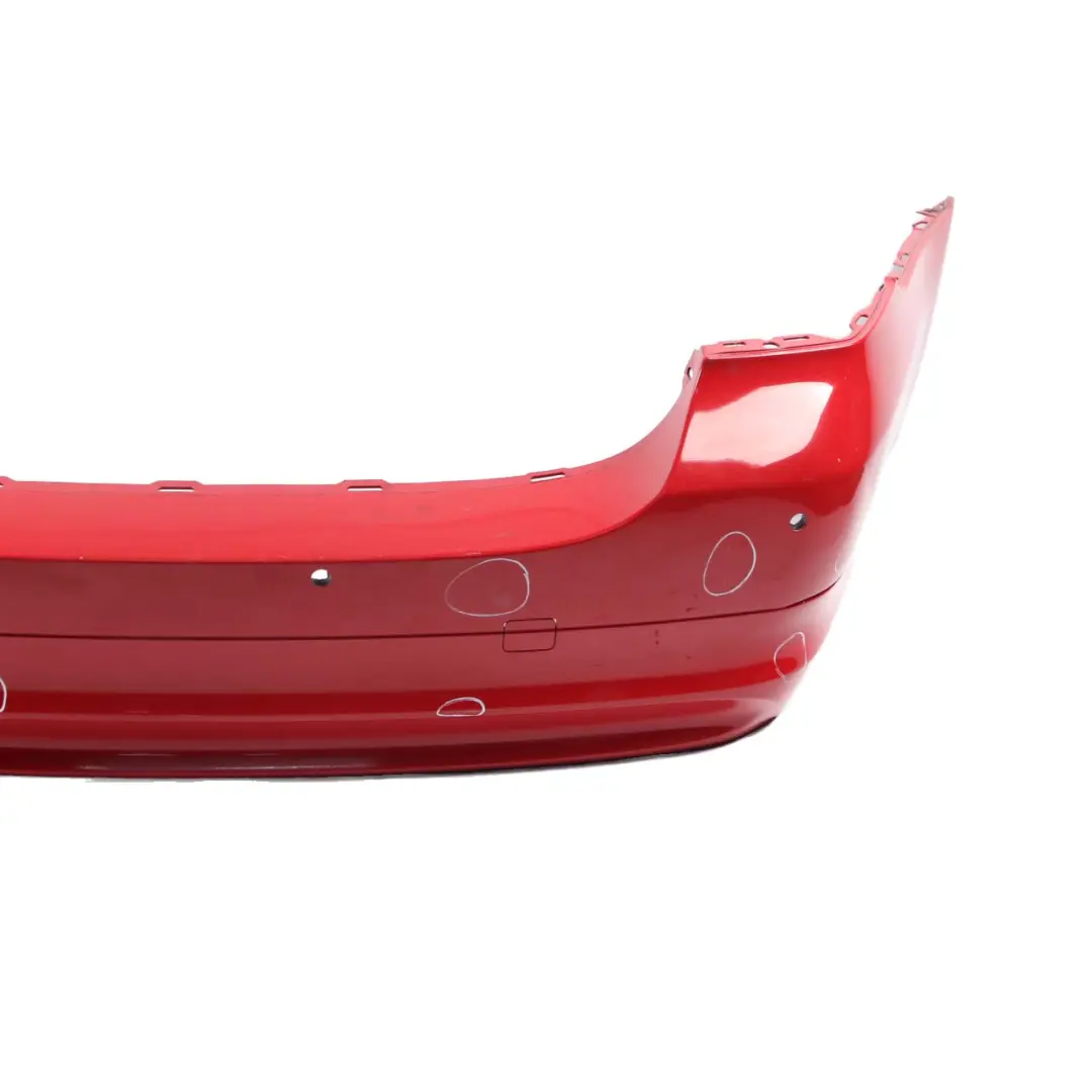 Bumper Trim Panel Karmesinrot Crimson Red - A61 to BMW 3 E91 LCI Touring Rear with Part number 0036883 BMW 3 E91 LCI Touring Rear Bumper Trim Panel Karmesinrot Crimson Red - A61 - SKU 0036884-KAR - Part number 0036883