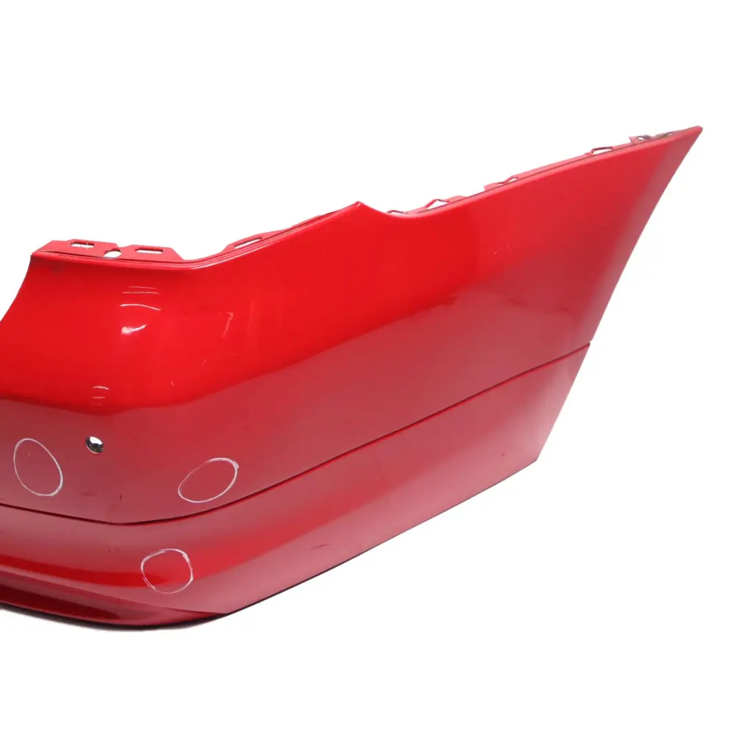 Bumper Trim Panel Karmesinrot Crimson Red - A61 to BMW 3 E91 LCI Touring Rear with Part number 0036883 BMW 3 E91 LCI Touring Rear Bumper Trim Panel Karmesinrot Crimson Red - A61 - SKU 0036884-KAR - Part number 0036883