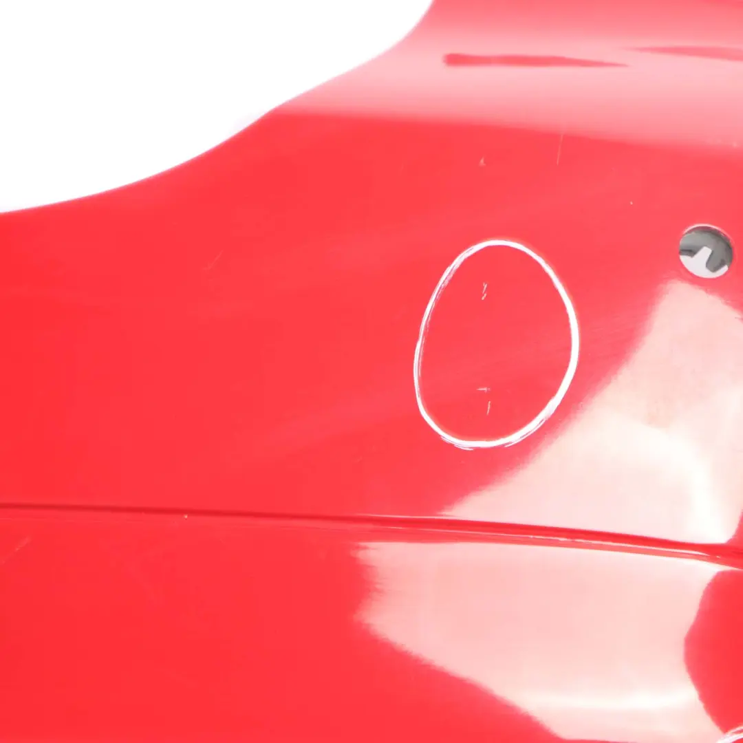 BMW 3 E91 LCI Touring Rear Bumper Trim Panel Karmesinrot Crimson Red - A61 - SKU 0036884-KAR - Part number 0036883