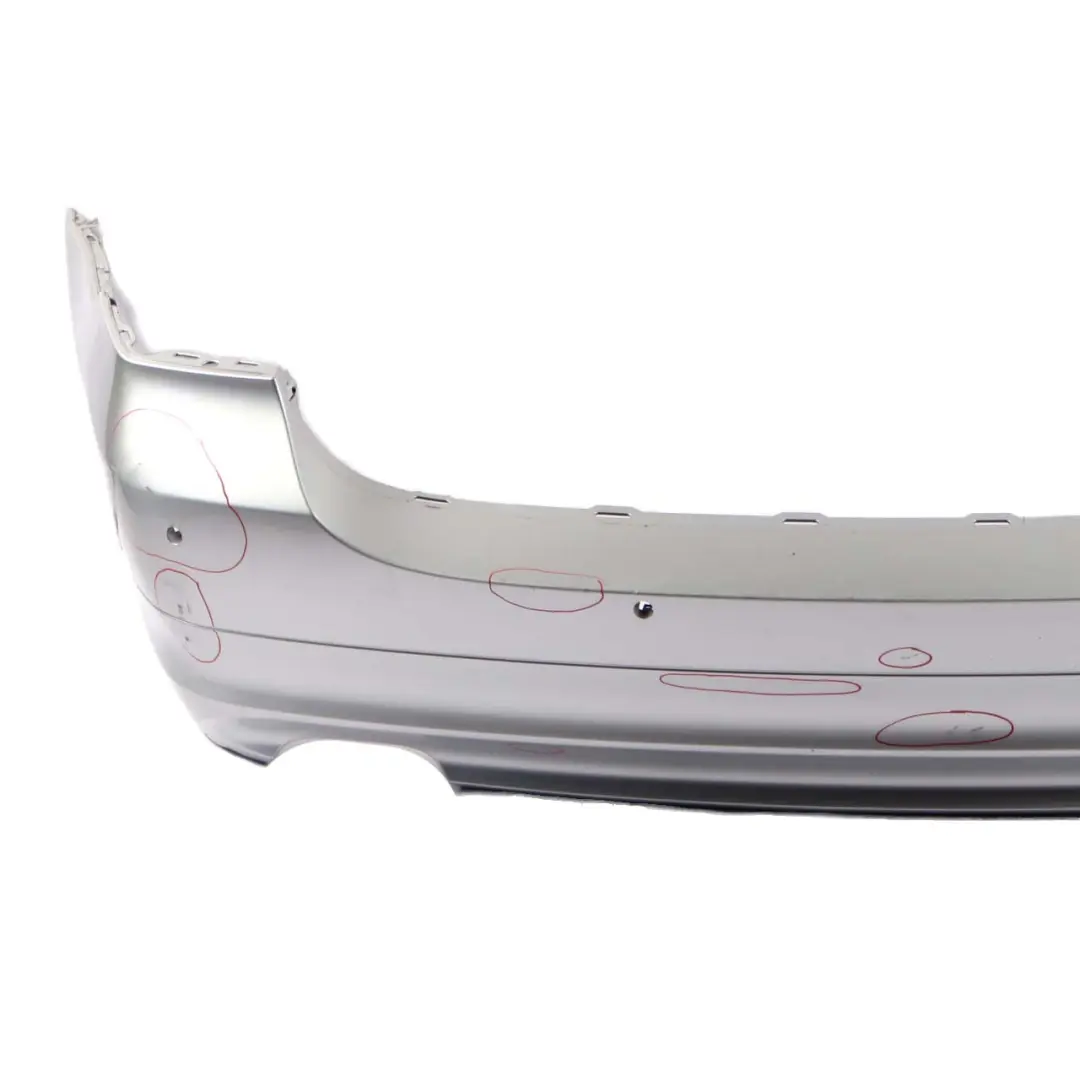 Bumper Rear Touring Trim Panel Titansilber Silver Metallic - 354 to BMW 3 E91 LCI with Part number 0036884 BMW 3 E91 LCI Bumper Rear Touring Trim Panel Titansilber Silver Metallic - 354 - SKU 0036884-TS - Part number 0036884