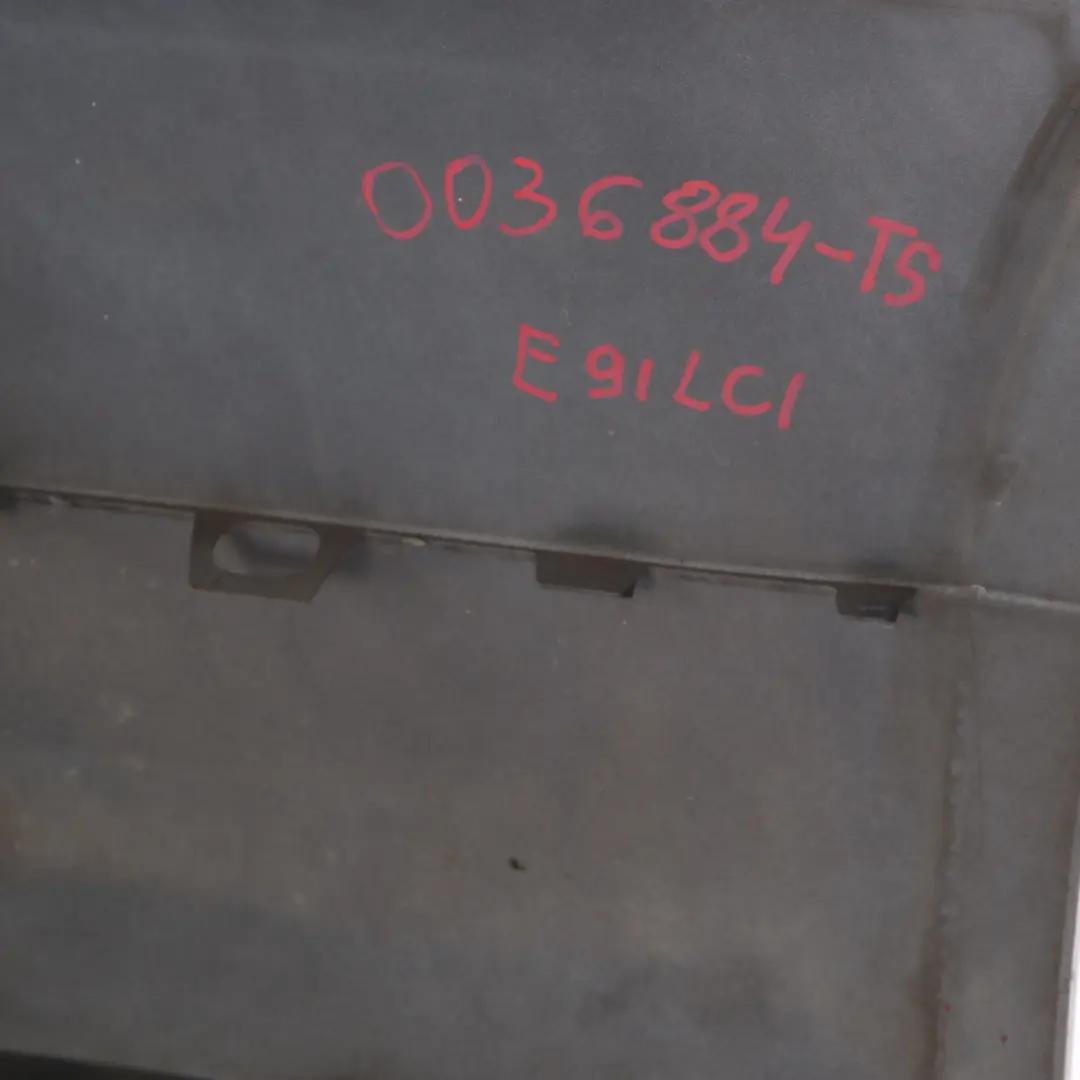 Bumper Rear Touring Trim Panel Titansilber Silver Metallic - 354 to BMW 3 E91 LCI with Part number 0036884 BMW 3 E91 LCI Bumper Rear Touring Trim Panel Titansilber Silver Metallic - 354 - SKU 0036884-TS - Part number 0036884