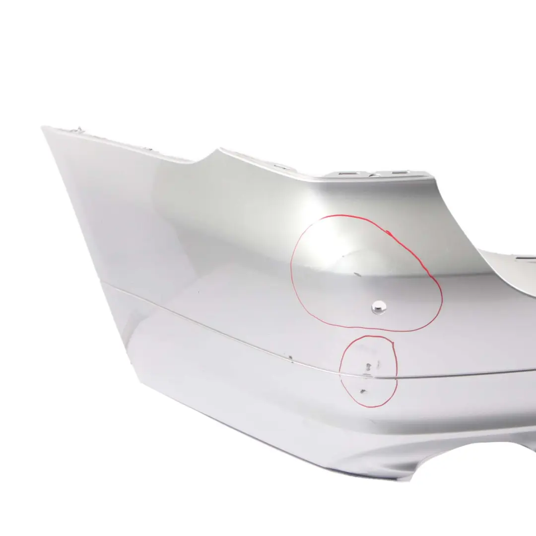 Bumper Rear Touring Trim Panel Titansilber Silver Metallic - 354 to BMW 3 E91 LCI with Part number 0036884 BMW 3 E91 LCI Bumper Rear Touring Trim Panel Titansilber Silver Metallic - 354 - SKU 0036884-TS - Part number 0036884