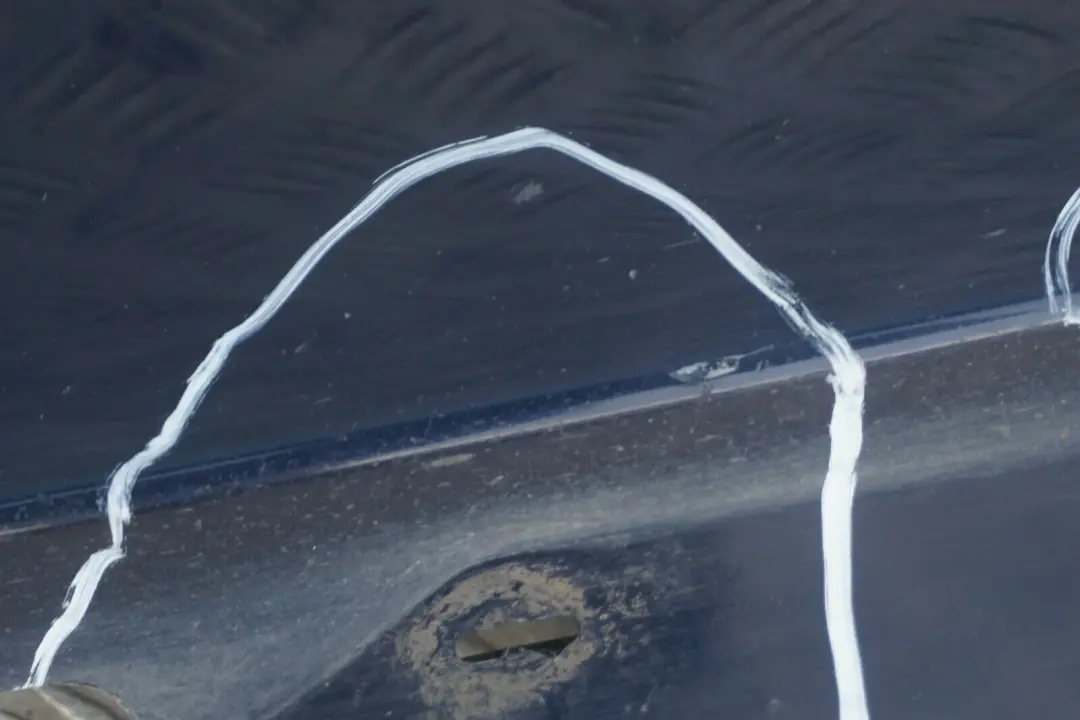BMW E90 E91 LCI Sill Strip Faldón Lateral Izquierdo Tiefseeblau Azul A76 - SKU 0037059-DSB - Número de pieza 0037059