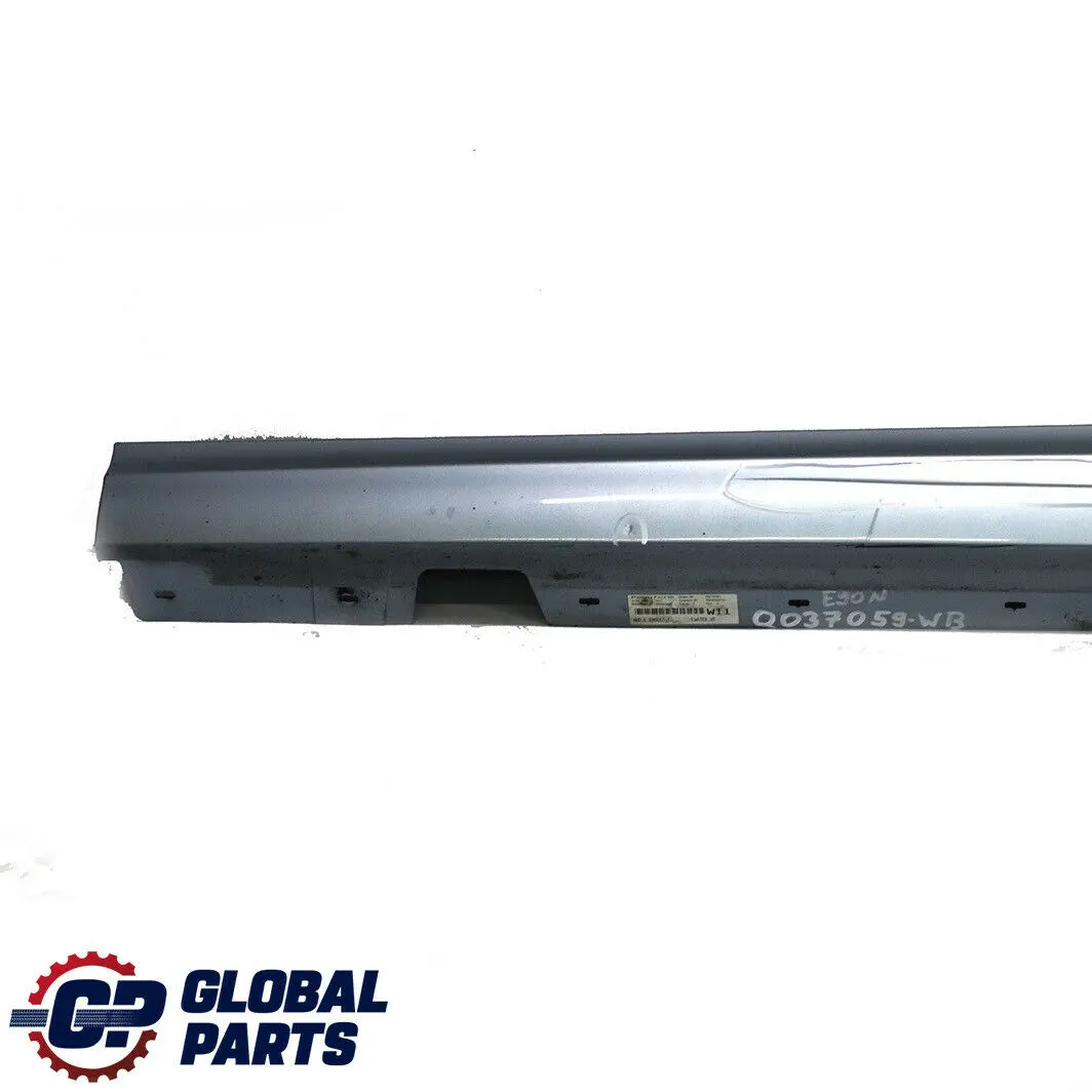 BMW 3 er E90 E91 LCI Schwellerleiste Blende Schweller links Bluewater Blau - SKU 0037059-WB - Teilenummer 0037059