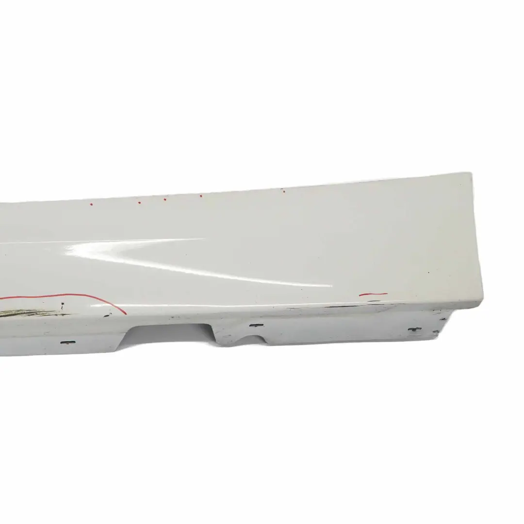 BMW E90 LCI Sill Strip Side Skirt Left N/S Trim Panel E91 Alpinweiss White - 300 - SKU 0037059-AW1 - Part number 0037059