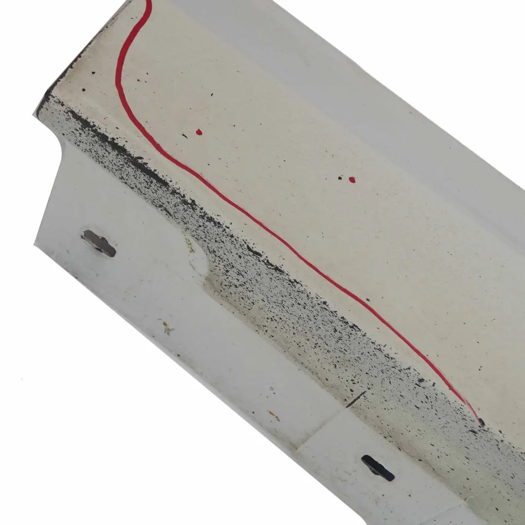 BMW E90 LCI Einstiegsleiste Seitenschweller links Blende Alpinweiss Weiss - 300 - SKU 0037059-AW1 - Teilenummer 0037059