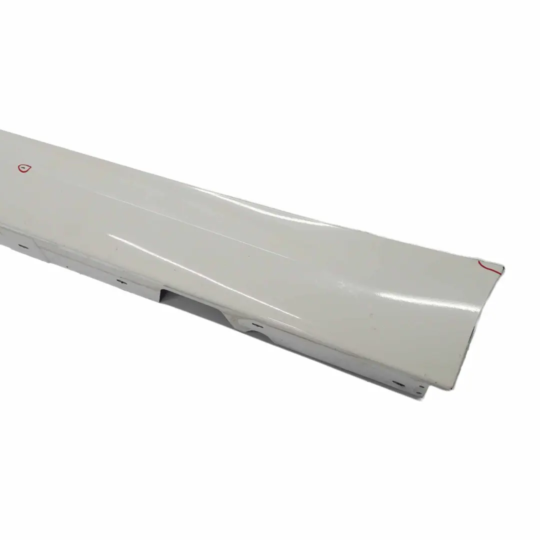 BMW E90 E91 LCI Schwellerleiste Blende Schweller Links Alpinweiss Weiss 300 - SKU 0037059-AW2 - Teilenummer 0037059