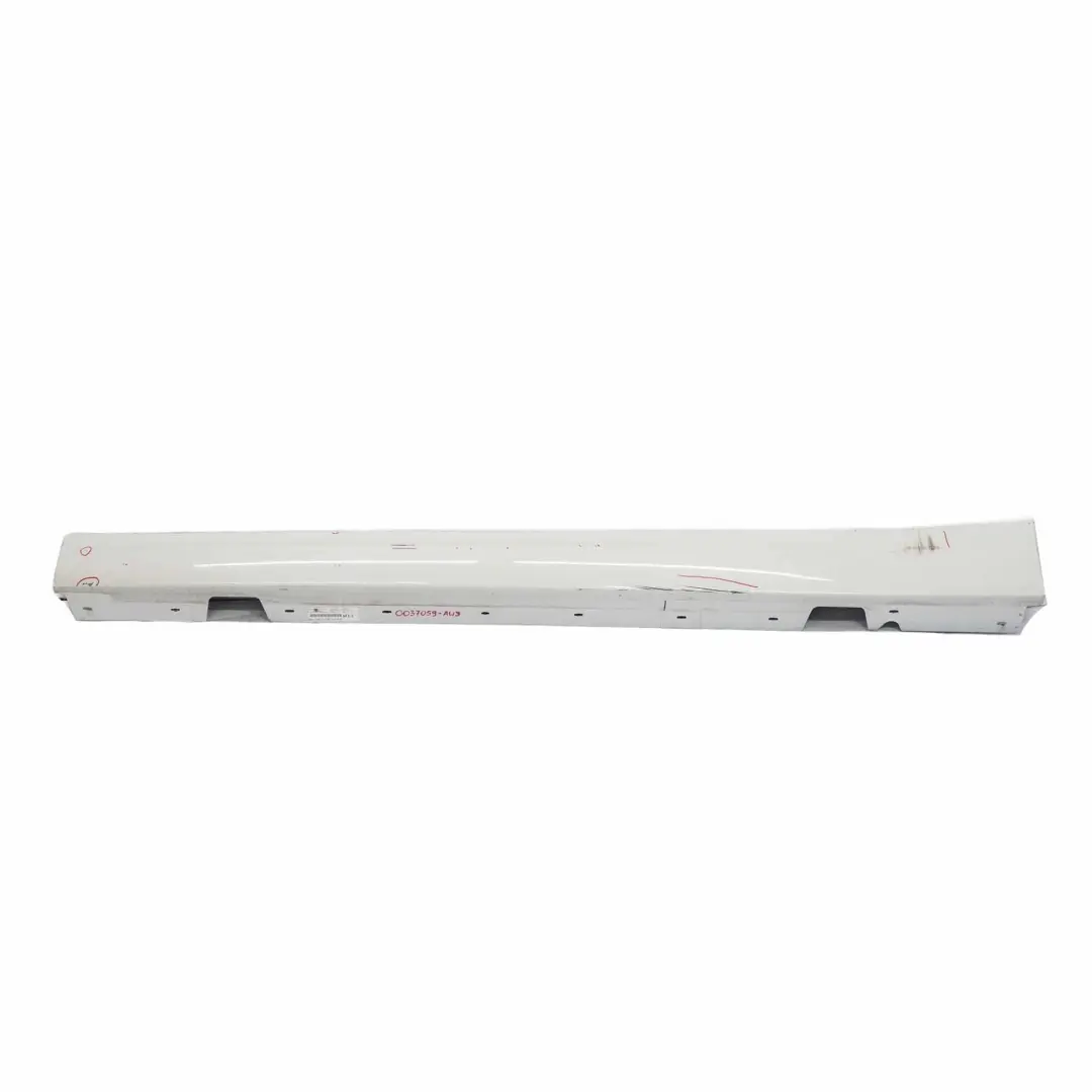BMW E90 E91 LCI Listello Portiera Apertura Gonna SX Bianco Alpinweiss 3 - 300 - SKU 0037059-AW3 - Numero di parte 0037059