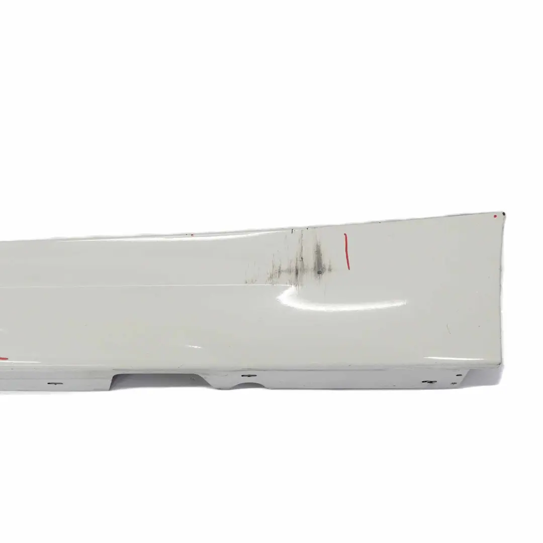 BMW E90 E91 LCI Listello Portiera Apertura Gonna SX Bianco Alpinweiss 3 - 300 - SKU 0037059-AW3 - Numero di parte 0037059