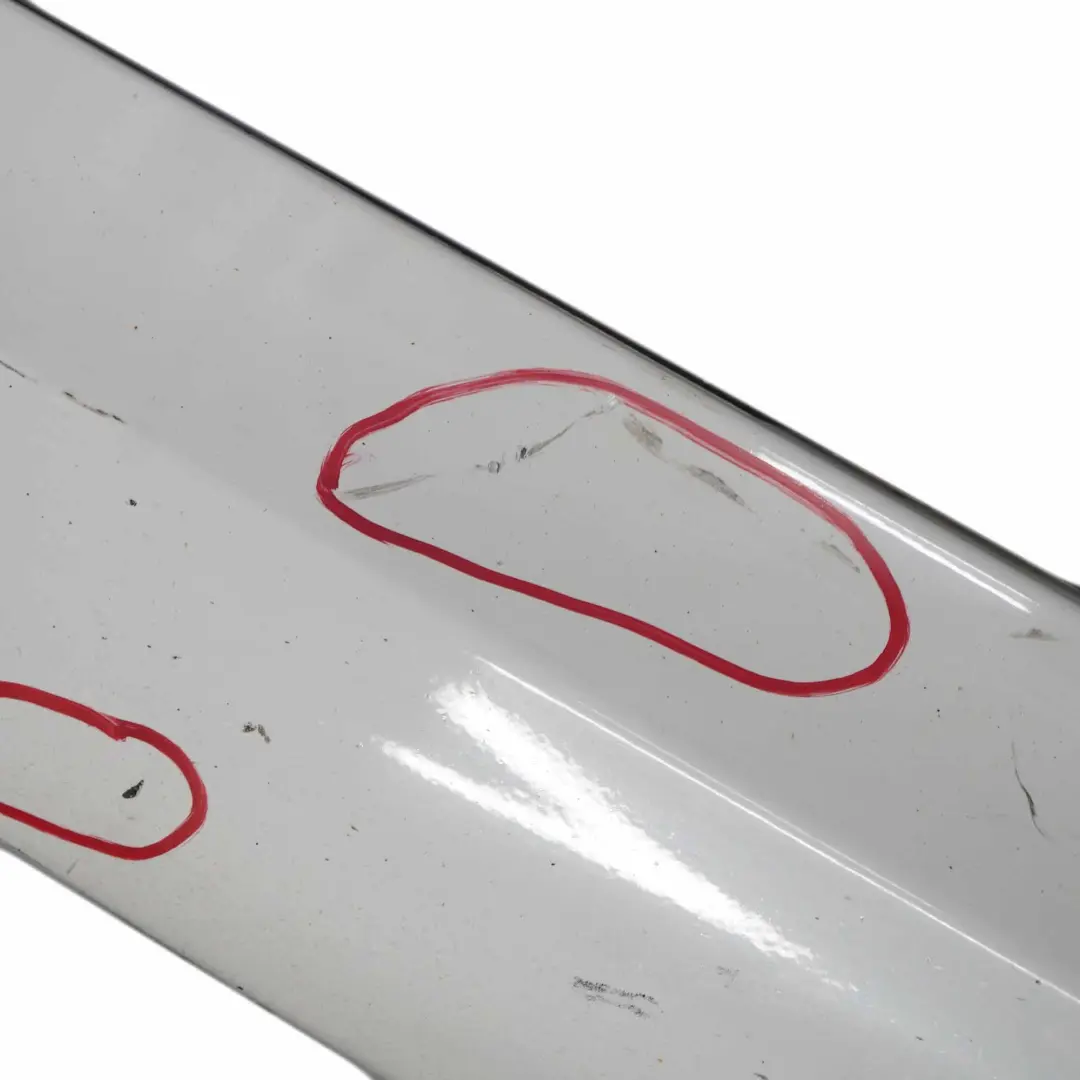 Sill Strip Side Skirt Left N/S Alpinweiss White - 300 to BMW E90 E91 LCI with Part number 0037059 BMW E90 E91 LCI Sill Strip Side Skirt Left N/S Alpinweiss White - 300 - SKU 0037059-AW - Part number 0037059