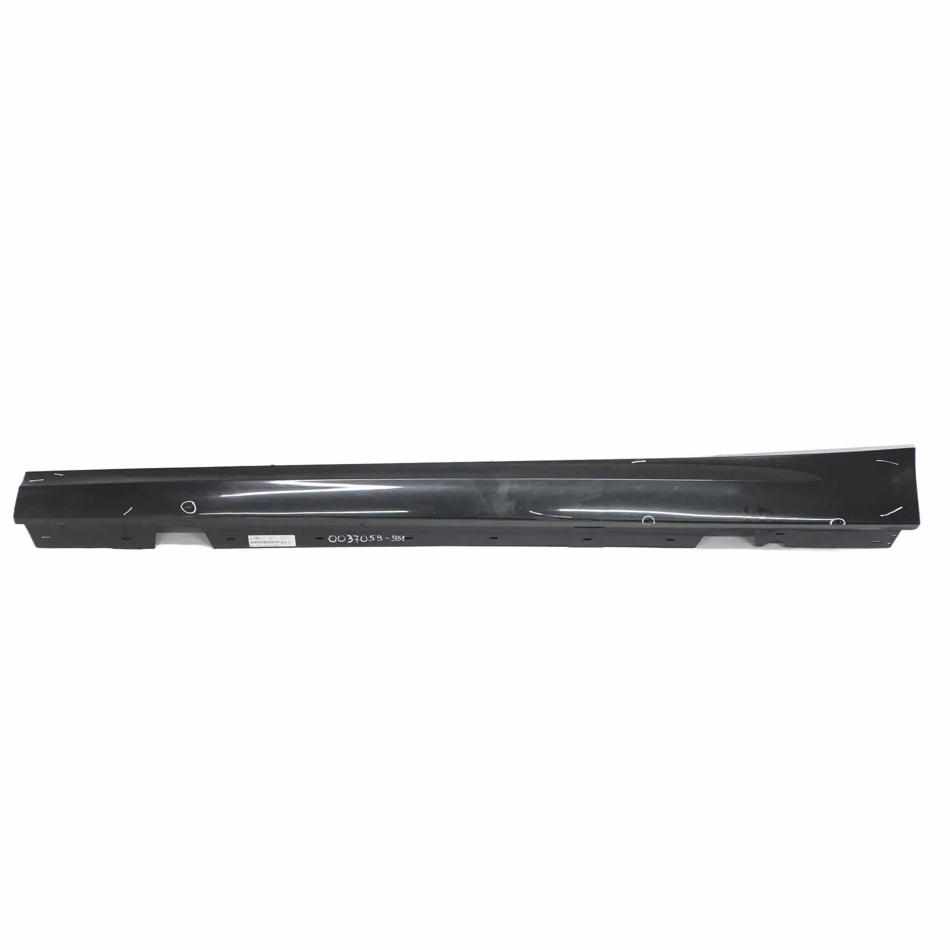 BMW E90 E91 LCI Sill Strip Faldon Lateral Izquierdo Negro Zafiro Metalico