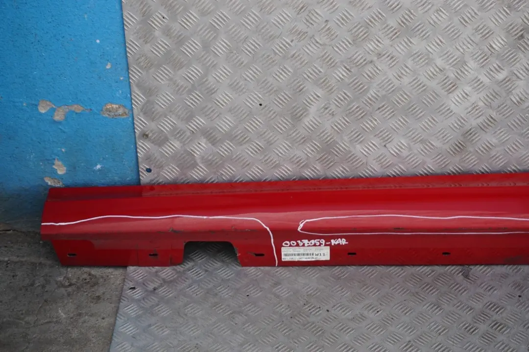 BMW 3 SERIES E90 E91 LCI Sill strip side skirt left N/S Karmesinrot Crimson Red - SKU 0037059-KAR - Part number 0037059