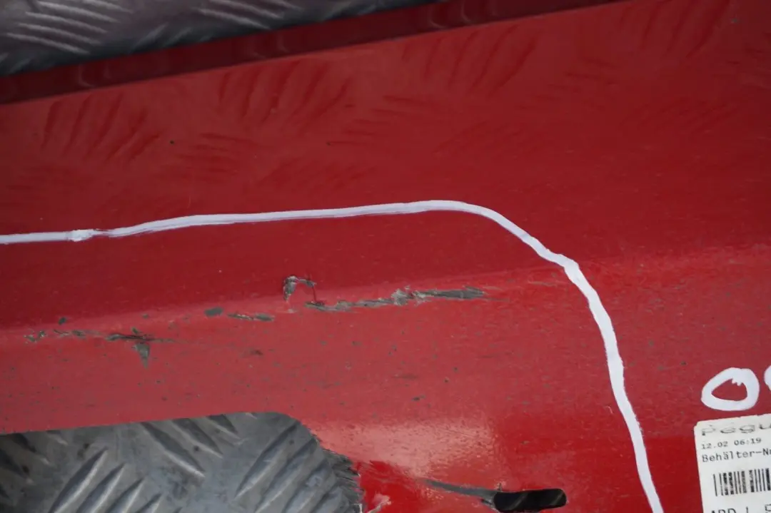 BMW 3 er E90 E91 LCI Schwellerleiste Lackiert Links Karmesinrot Rot UNI/MET. - SKU 0037059-KAR - Teilenummer 0037059
