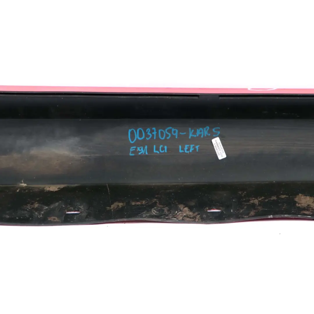 Left N/S Cover Sill Strip Side Skirt Karmesinrot Red - A61 to BMW 3 E90 E91 LCI with Part number 0037059 BMW 3 E90 E91 LCI Left N/S Cover Sill Strip Side Skirt Karmesinrot Red - A61 - SKU 0037059-KAR5 - Part number 0037059