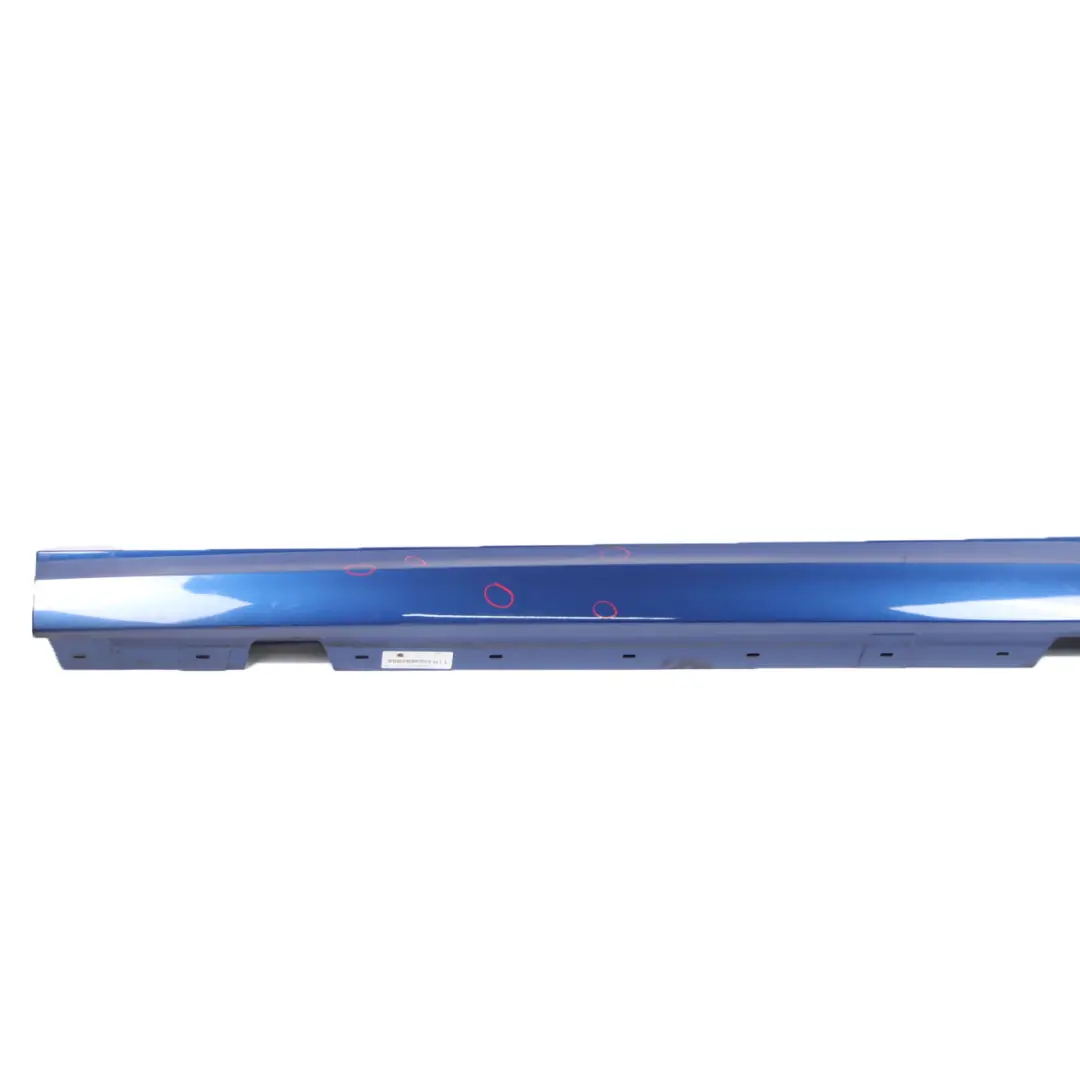 Sill Strip Side Skirt E91 LCI Left N/S Montegoblau Montego Blue A51 to BMW E90 LCI with Part number 37059 BMW E90 LCI Sill Strip Side Skirt E91 LCI Left N/S Montegoblau Montego Blue A51 - SKU 0037059-MTB - Part number 37059