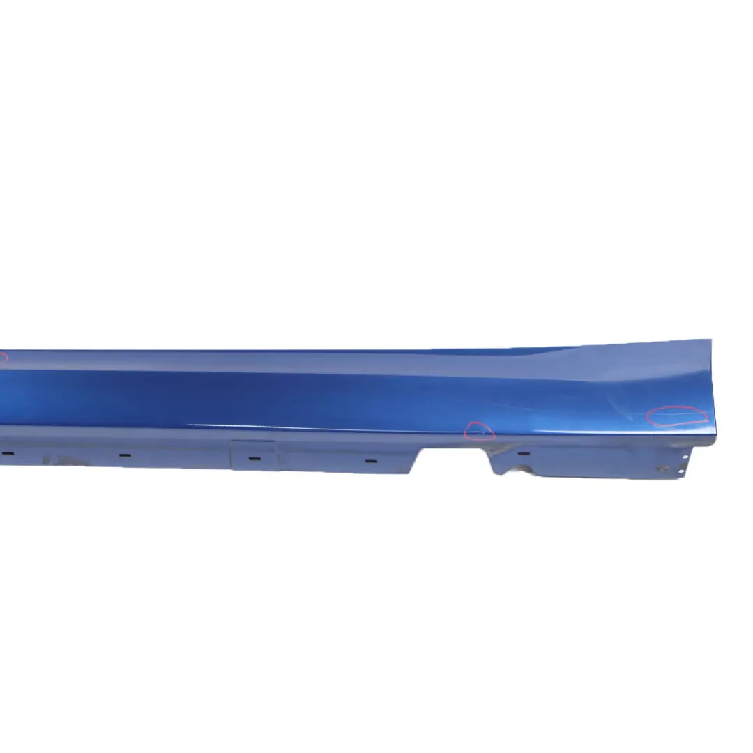 Sill Strip Side Skirt E91 LCI Left N/S Montegoblau Montego Blue A51 to BMW E90 LCI with Part number 37059 BMW E90 LCI Sill Strip Side Skirt E91 LCI Left N/S Montegoblau Montego Blue A51 - SKU 0037059-MTB - Part number 37059