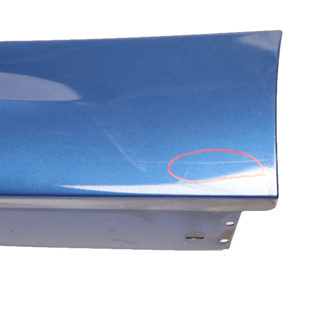 Sill Strip Side Skirt E91 LCI Left N/S Montegoblau Montego Blue A51 to BMW E90 LCI with Part number 37059 BMW E90 LCI Sill Strip Side Skirt E91 LCI Left N/S Montegoblau Montego Blue A51 - SKU 0037059-MTB - Part number 37059