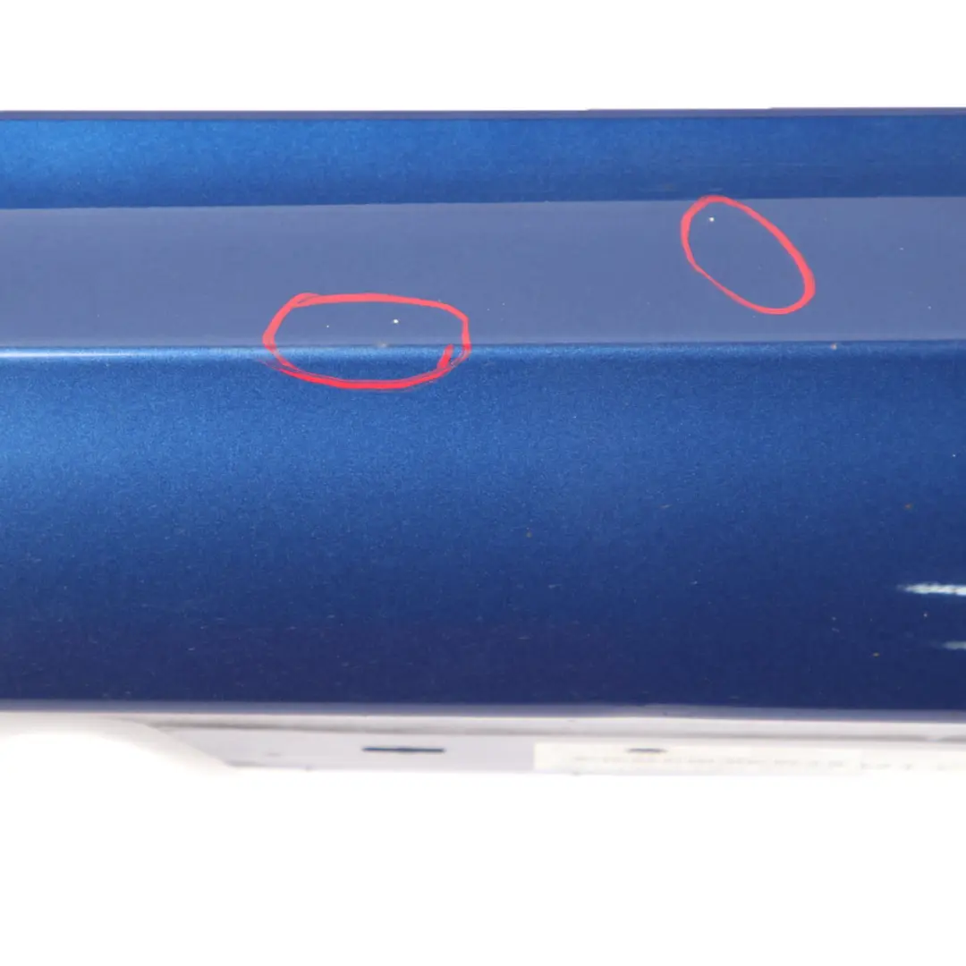 Sill Strip Side Skirt E91 LCI Left N/S Montegoblau Montego Blue A51 to BMW E90 LCI with Part number 37059 BMW E90 LCI Sill Strip Side Skirt E91 LCI Left N/S Montegoblau Montego Blue A51 - SKU 0037059-MTB - Part number 37059