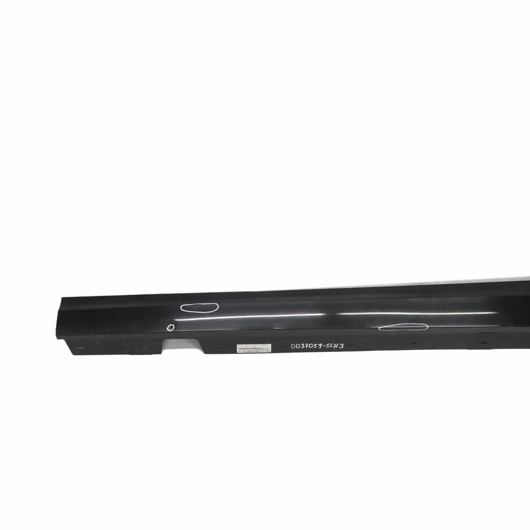 BMW E90 LCI Faldón Lateral Sill Strip Izquierda E91 Schwarz 2 Negro - 668 - SKU 0037059-SCH3 - Número de pieza 0037059